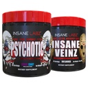 Psykotisk, og Insane Veinz, Pre Workout Stack (Gummy Candy og Unflavored)