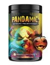 Underground Bio Labs ™ Panda Supps - Pandamic Extreme Pre- Workout V2: Fokus, pumpe og energi til mænd og kvinder (25 Servere) (Peach Gummy Rings)
