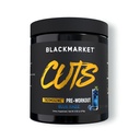 BLACKMARKEDET CUTS Pre Workout - Opfyldt energi pulveriseret drik mix for mænd og kvinder, Great for muskel definition, termogene, Kreatin fri, (Blue Razz, 30 Servere)