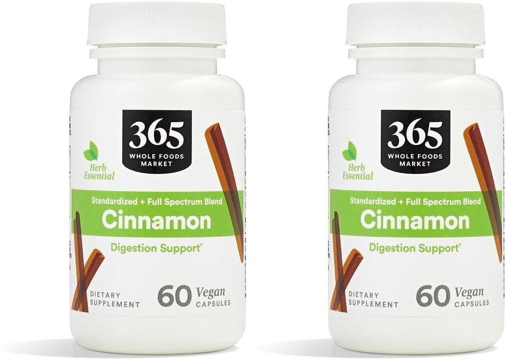 365 By Whole Foods Market, Cinnamon, 60 Greve (pakke med 2)