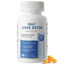 NAC Supplement 900 mg - Lever Rengøring Detox & Reparation, Antioxidant & Cellular Health, Alkohol Defense Support - N- Acetyl Cysteine kapsler med mælk tidsel, gurkemeje, Mælkebøtte & Artichoke - 120 Greve