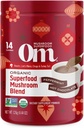 Om Mushroom Superfood Peppermint Hot Chocolate Blend - Cocoa Mushroom Powder with Lion 's Mane, Reishi, Chaga & Turkey Tail - Immunsundhed, Focus & Stress Support - 4.44 oz Canister (14 Servere)
