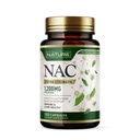 Bygget af Nature NAC Supplement - 1200mg N- Acetyl- L- Cystein - immunforsvar og respiratorisk støtte, leversundhed, antioxidant supplement - Non- GMO, Gluten- Free 120 Kapsler