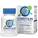 Cerefolin Brain Wellness, Målrettet Nutrition for Kognitiv Support, Forbedrer hukommelse, Focus & Koncentration, L- Methylfolat, NAC, B12, Neurolog Anbefalet (30 Greve)