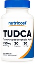 Nutricost Tudca 250 mg, 30 kapsler (Tauroursodeoxycholsyre) - Gluten Free, Non- GMO