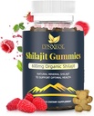 Pure Himalayan Shilajit Gold Gummies med gokshura & Ashwagandha - Sukkerfri, Økologisk, Lab- Testet med 85 + Trace Minerals & Fulvic Acid - Non- GMO supplement til mænd og kvinder, 60 Gummies