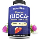 Nutrivein Premium TUDCA + leverstøtte Supplement 1000mg - 30 dages forsyning (60 Caps): TUDCA tillæg Bile Salte til leveren Wellness
