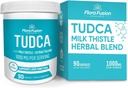 Flora Fusion Dr. Millers TUDCA med mælk tidsel ekstrakt, 1000mg per servering, lever og galdeblære rense supplement, understøtter leverfunktion, 90 kapsler (45-dages forsyning)