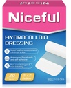 20 Grev Hydrocolloid Bandage 2 "x 2", Sår Klædning Lille Hydrocolloid Gel Bandager til Sår, Sår Healing Bed Sore Bandage