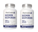 Diosmin Hesperidin 1200 mg Complex, 180 kapsler, Citrus Bioflavonoider Rich Fruit Extract, 100% Vegetar, Non- GMO & Gluten Free Diosmin Supplement med Max Strength - 2 pakker