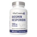 Diosmin Hesperidin 1200 mg Complex, 240 kapsler, Citrus Bioflavonoids Rich Fruit Extract, 100% Vegetar, Non- GMO & Gluten Free (180 greve (pakke med 1))