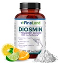 FineLand Diosmin & Hesperidin Complex, Premium Advanced Formel, 1000 mg, Blood Flow and Circulation Support, 120 kapsler, 100% Vegan, All Natural