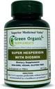 Grøn Økologisk Kosttilskud Hesperidin, Diosmin, Narangin, Unik Formel (Håndlavet, Non- GMO, Vegan, & Gluten Free) (Single)