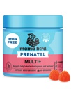 Bedste Nest Wellness Mama Bird prenatal Multi Plus - Prenatal Care Supplement understøtter hjerne & fordøjelsessygdomme - Vegan Multivitamin med methylfolat & mere - Jordbær, 60 Gummies (30 Servere)