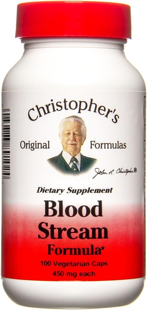 DR. Formand CHRISTOPHER 'S Formulas Blood Stream Formel, 100 Cap