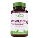 Vidanat Resveratrol 300 mg – Antioxidant Supplement for Heart Health, Anti-Aging, and Immune Support – 30 Capsules (Pack of 1) Green Tea and Grape Seed