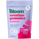 Bloom Creatinine Monohydrate Gummies, 5g Per Serving, Sugar Free Creatinine Gummies for Workout, Strength, Cognitive Health & Lean Muscle Support, Gluten Free & Non GMO, Berry Boost, 36 Gummies, 12 SVG