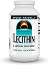 Kilde Naturals Lecithin 1200 mg, En naturlig emulgator - 200 Softgels