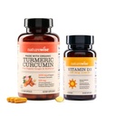 NatureWise Curcumin gurkemeje & vitamin D3 5000iu til fælles, muskel, ben og immunforsvar støtte [90 greve hver]