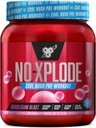 BSN N.O.-XPLODE Cool Rush Pre Workout Powder, Preworkout Energy Supplement for mænd og kvinder med Creatin og Beta- Alanine, New Flavor: Bubblegum Blast, 30 Serveringer