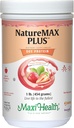 Maxi- Health NatureMAX PluTM Energy Support Drink Soy Protein Powder - Sukker Free Diet Supplement - 20g Protein Per Servering - Natural Strawberry Flavor - Kosher Vitamin - 1lb