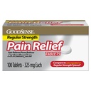 Smerte Relief, Acetaminophen Tablets 325 mg, Regelmæssig styrke, Smerte Reliever og Feber Reducer