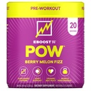 EBOOST POW Natural Pre Workout Powder - 20 Servering - Berry Melon Fizz - Pre Workout supplement til ydeevne, fælles mobilitetsstøtte, energi, fokus - Mænd og kvinder - Non-GMO, Gluten- Free, Ingen Creatin