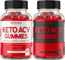 Keto ACV Gummies (60 Greve) og Keto ACV Gummies (90 Greve) til vægttab Advanced Formel (1000 mg) Støtte sund fordøjelse & Metabolisme - lækker Apple Flavor, ikke-GMO, Vegan & Made i USA