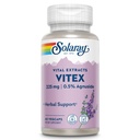 SOLARAY Vitex Berry Extract 225 mg - Chasteberry supplement til kvinder - Traditional Hormone Balance Support - Chaste Tree Berry - Vegan, Lab Verified - 60 Servere, 60 VegCaps