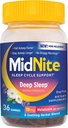 MidNite Deep Sleep Extra Strength, 10 mg Melatonin Sleep Aid, Non-Habit Danning, Urtemedicin Supplement for voksne, Drug- Free, Gluten- Free, Lactose- Free, Vegetarian-Friendly, 36 Gummies