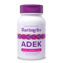 Barimelts ADEK - 60 Fast- Opløsnings tabletter (2 - Måned Supply) - Sugar- Free Bariatric Vitamin til kvinder, herunder vitamin A, D, vitamin E & vitamin K, Natural Strawberry Flavor