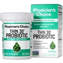 Lægens CHOICE Probiotika til vægtstyring & Bloating - 6 Probiotiske Probiotika - Prebiotika - Nøgleingrediens Cayenne - Understøtter Gut Sundhed - Vægtning for kvinder & mænd - Grøn te - 30 CT