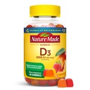 Nature Made Vitamin D3 2000 IE Per Serving Gummies, Knogler, Tænder, Muskel og Immun Health Support, 45 dages forsyning, 90 Vitamin D Gummies til voksne