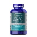 Puritans Pride Ultra Woman 50 Plus High Potency Performance Time Release Daily Multivitamin med zink, Kosttilskud til sund aldring & Cellular Energy Production, 2 Måned Supply, 120 Greve