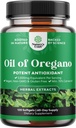 Wild Oregano Oil Softels - Super koncentreret Softgels Oil of Oregano med Carvacrol 70% for fordøjelse og immunforsvar - Urtetilskud til intestine renser, Body Detox & Repair - 120 Ct