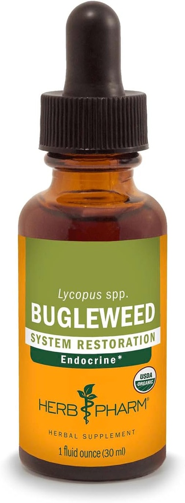 Herb Pharm Bugleweed Liquid Extract til Endokrine System Support - 4 Ounce