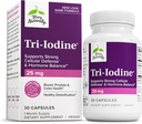 Terry naturligt tri- jod - Kosttilskud til bryst og prostata sundhed support - sund thyreoideafunktion Support - 25 mg, 30 kapsler