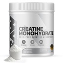 RAW Nutrition Creatin monohydrat pulver, Unflavored (30 Servere) - Mikroniseret Creatin monohydrat supplement til workout ydeevne, Build Muscle & Strength - Creatin pulver til mænd og kvinder