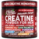 Ren Nutra Creatin pulver til mænd + HMB BCAA L Arginin L Citrullin Tongkat Ali Saw Palmetto Ashwagandha Collagen Hør Seed Gurkemeje Fortræning Stevia Nitrooxid L Glutamin Aminosyrer