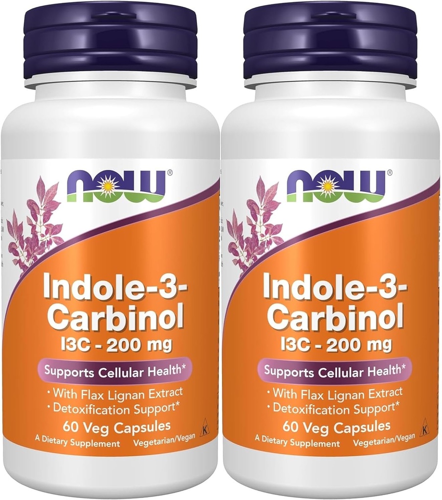 Indole- 3- Carbinol (I3C) 200 mg - 60 Veg kapsler x 2 Flasker