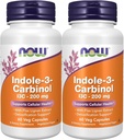 Indole-3-Carbinol (I3C) 200 mg - 60 Veg Capsules x 2 Bottles