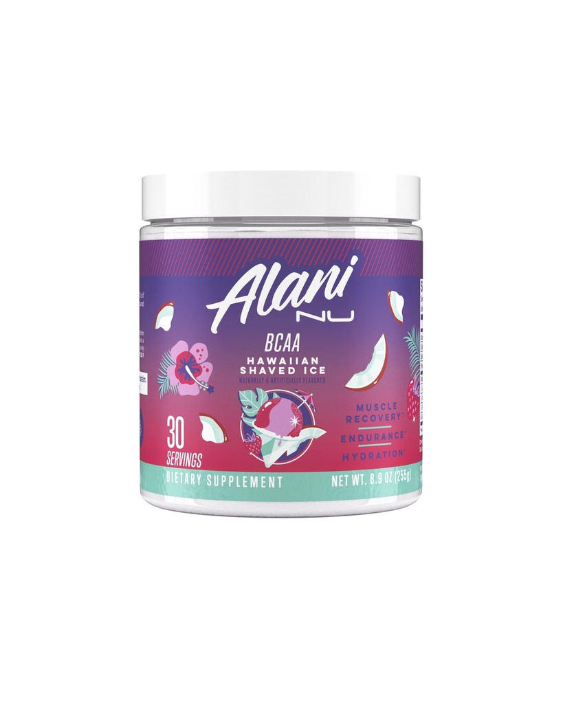 Alani Nu BCAA hawaiian Shaved Ice Budd124; Branch Chain Essential Amino Acids