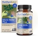 Motherlove More Milk Plus (60 Liquid caps) Fenugreek- baseret laktation supplement til støtte Breast Milk Supply - Non-GMO, Økologiske urter, Vegan, Kosher, Soy- Free