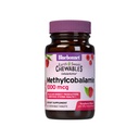 Bluebonnet EarthSweet Methylcobalamin 1,000 mcg Active Coenzyme Form of Vitamin B12 Supports Energy Boost & Metabolism - Vegan, Gluten-Free - Raspberry Flavor - 60 Chewable Tablets