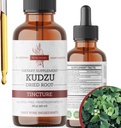 Organic Kudzu Root Extract - Alkohol- Gratis, Vegansk tillæg for Alkoholstøtte - 2 Fl Oz - Non- GMO, Lavet i USA