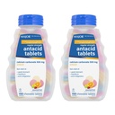 MAJOR Regelmæssig styrke Antacida Tablets - Calcium Carbonat 500 mg - Assorted Fruit Flavor - 150 Chewable Count (2 Pack)