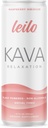LEIOLAD 124; Kava drevet Sparkling Afslapning Drink 124; Raspberry Hibiscus 12- Pack - Non- ALC Calming Beverage