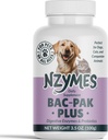 Nzymes ® Bac- Pak Plus 100 Bedste fordøjelsesenzymer og probiotika til fordøjelse, Loose Stools, Diarré, Forstoppelse, Forbedret næringsstoftilførsel - Lavet i USA