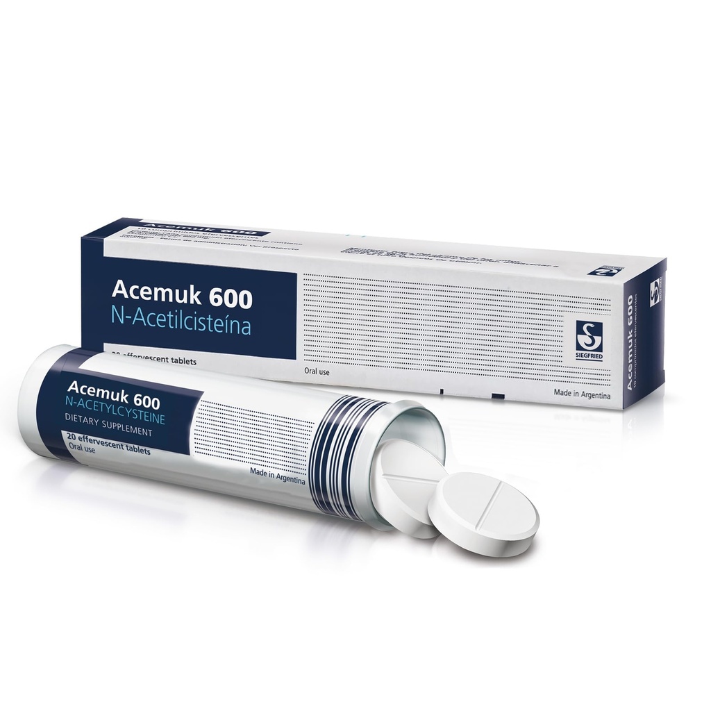 N- Acetylcystein (NAC) 600 mg - Understøtter respiratorisk sundhed, immunfunktion, lever og nyredetox - Potent antioxidant, let at Absorb - 20 tabletter (1- Pack)