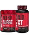 Jacked Factory Nitrovolume Shred Thermogen Pre- Workout i Black Cherry & N.O. XT Nitric Oxide Booster til mænd og kvinder
